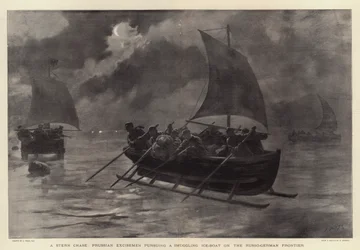 Inseguimento di contrabbandieri di ghiaccio al confine russo-tedesco